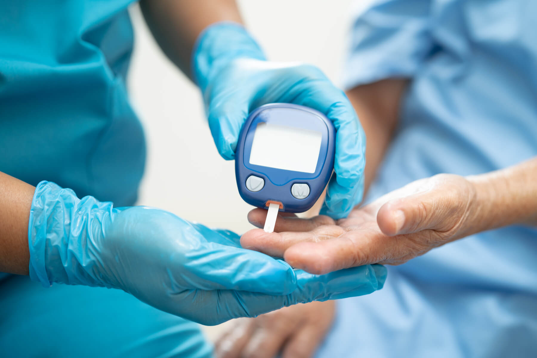 doctor check diabetes from finger blood sugar leve 2024 03 07 22 18 26 utc